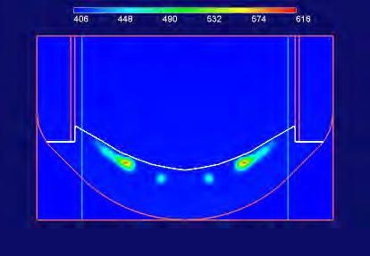 stabilization (green), or no dryout or dryout followed by reflooding (blue) was observed within 3 hours after core relocation.
