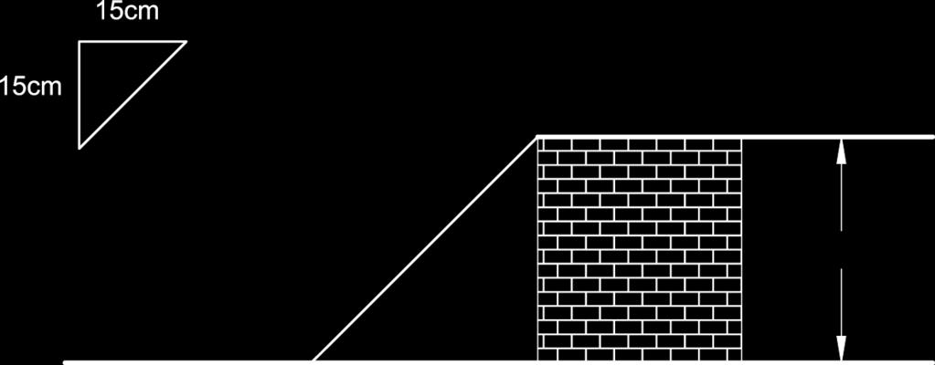 6. Byggare Bob tillverkar trappsteg som är 15 cm höga och 15 cm djupa. Hur många trappsteg måste han bygga för att trappan ska komma upp till nästa våning som ligger 3 m upp?