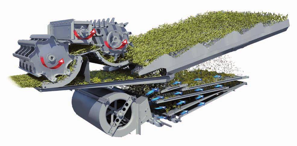 En slagsko som passar till dina grödor New Holland kan erbjuda olika typer av slagskor för specifika grödor, inklusive majs och ris. Std. Tröskcylinder och slagsko för små korn Std.