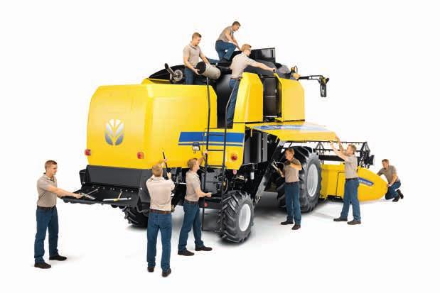 24 25 Service till stöd för produkten 360 : TC Den nya TC-serien har konstruerats för att ge mer arbetstid och mindre tid på