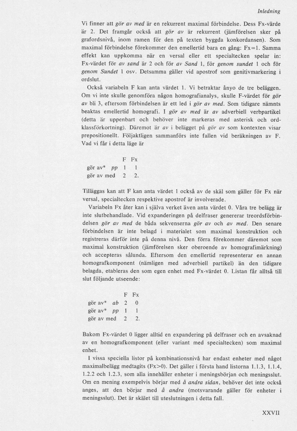 Vi finner att gör av med är en rekurrent maximal förbindelse. Dess Fx-värde är 2.