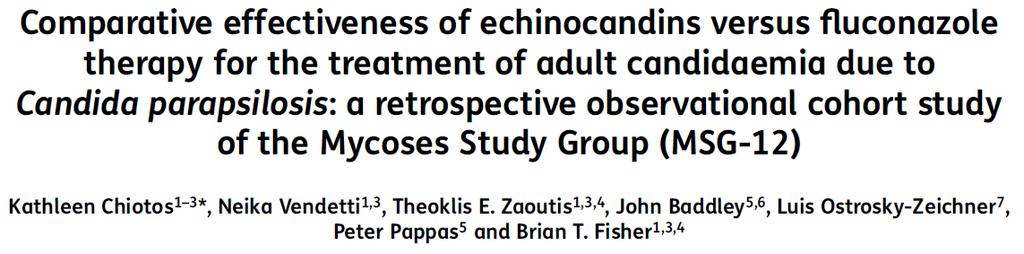 ESCMID Nej, fluconazol är att föredra C I IDSA Ja,