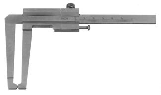 KL140-33 KL140-33 Skjutmått för bromskivor Mattförkromat rostfritt stål.
