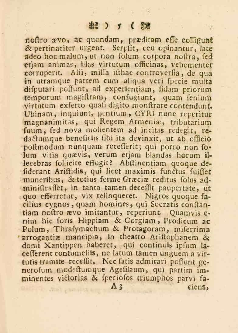 5 Oottro a.vo» ac quondam, prseditam efte cohigunt' «se pertinaciter urgent.