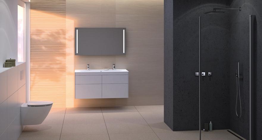 SKRÄDDARSYTT. Ditt badrum, din design. Skapa ett badrum som inte liknar något annat och en design som är helt din egen.