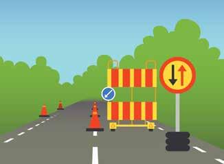 رانندگی در جاده محل کار جاده سازی کامال یکی از ویژگی های عادی در ترافیک است بعضی ها هستند مشخص شده با نشانه گذاری های جاده موقت به شما کمک کند بهترین راه را گذراندید.