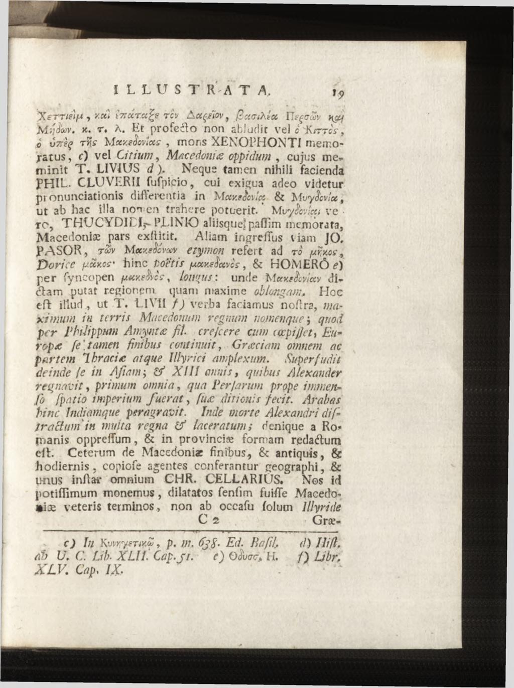 XeTTiAf*, y.ci) t7txra^s rev Actç.eïov9 ßaaiKtec He f trav ngq Mj;d«v. *. r, A. Et profecto non abludit velc LwrrcV, ô v7reç rvjs Mocv.