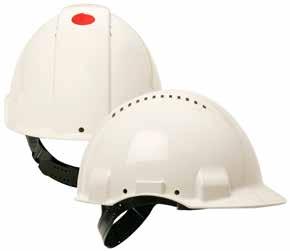 HUVUD Skyddshjälm Peltor G3000 med UV-Indikator Högsta skyddsklass, dvs -30 C och smält metall (MM). Material UV-stabiliserad ABS plast med hög slagtålighet.