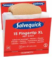 FÖRSTA HJÄLPEN Salvequick fingertopp-plåster CEDERROTH För påfyllning av Plåsterautomat 1907, Plåsterautomat 490700, Stora tavlan 1909, Första Hjälpen-station 4909, Lilla tavlan 1914, Första