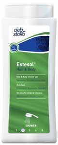 HUDVÅRD Duschtvål DEB Estesol Hair & Body Behagligt parfymerad duschgel för både honom och henne som avlägsnar allmän smuts.