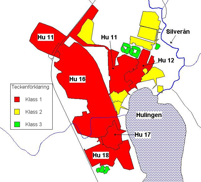 3.3.9 Lönneberga Inom Lönneberga är följande dagvattenområden de som bidrar med störst mängd föroreningar, (se tabell 25). L 2 71 L 1 33 Tabell 25.