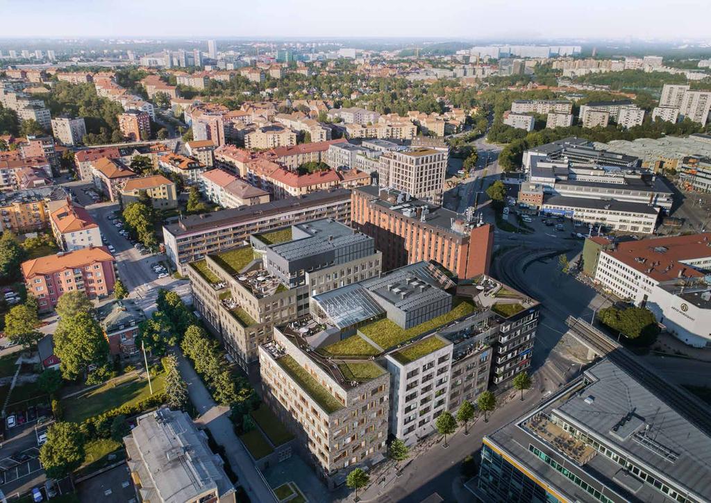 SMÅSTADSKARAKTÄR MED STORSTADSKVALITET Vasakronan bygger nytt i Sundbybergs Centrum. Här får du det bästa av två världar.