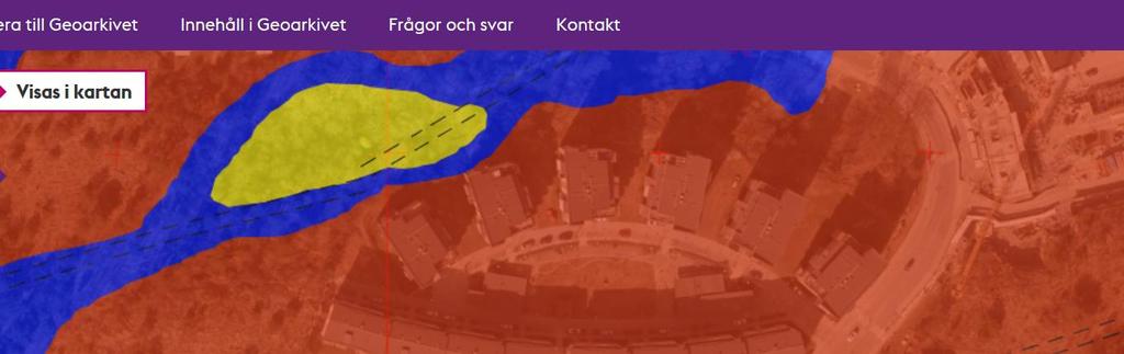 SGUs flyggeofysiska karta har studerats för bedömning av radonrisk.