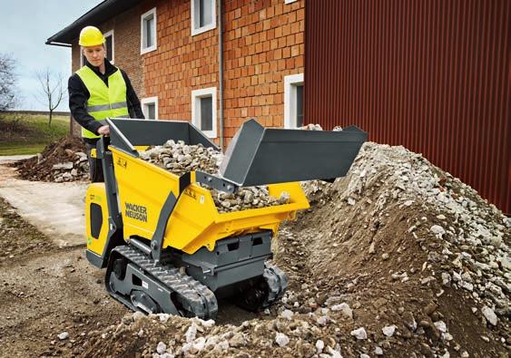 DT10e I tätbebyggt eller inomhus: med den rent elektriskt drivna DT10e arbetar du överallt helt utan utsläpp.