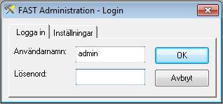 program eller inifrån Solen Administration.