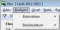Om man filtrerat fram en viss mängd elever i fönstret Elev (då dessa elever t.ex.