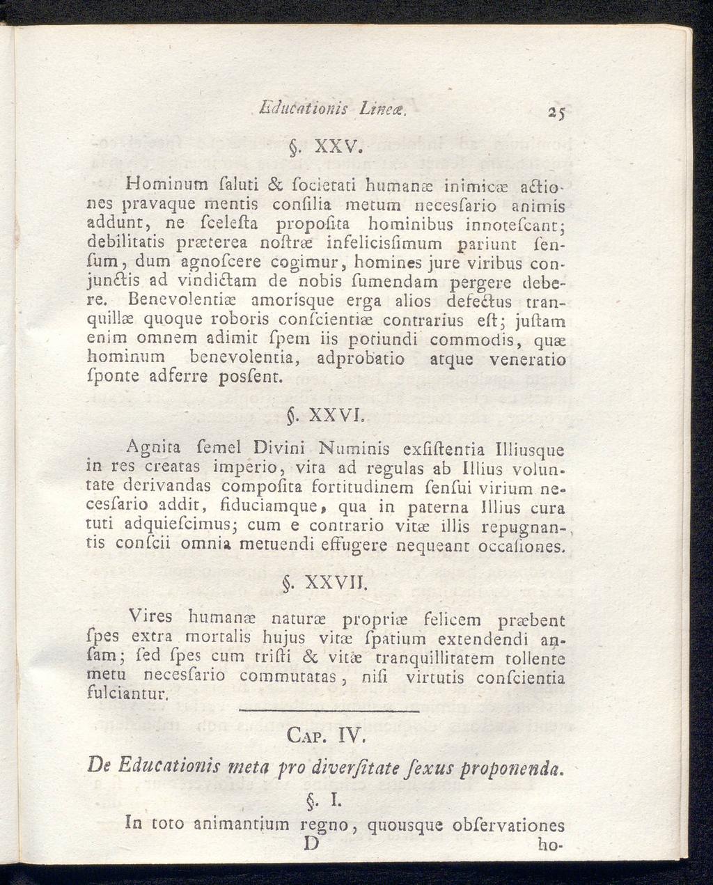 Educationis Linea. 25. XXV.