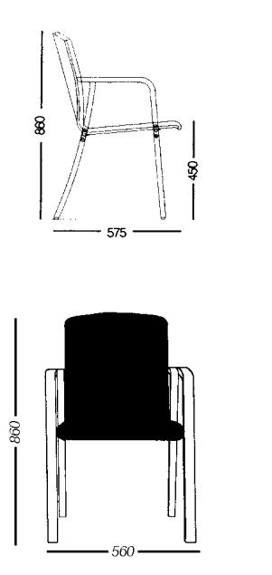 SITTMÖBLER Stolar, karmstolar Utförande Art.nr. á-pris GLOBUS Stativ av skiktlimmad bok alt björk. Sits och rygg klädd ex tyg. Stoppning av 20 mm kallskum. Stapel- och kopplingsbar.