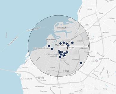 Stockholm Malmö köpta fastigheter jämförbara fastigheter Stockholm Malmö Fastighetsportfölj Verkligt värde, meur 2 188 914 Andel av verkligt värde, procent 20 8