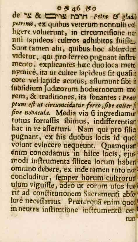46 de -K K t^z^zl r>2^n Petra s^kck se,^»«, ex qmbus veterum nonnulli col.