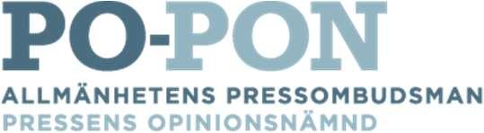 ALLMÄNHETENS PRESSOMBUDSMAN (PO)