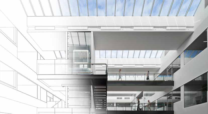 Support Tekniska ritningar, 2D CAD/BIM-objekt, 3D Modular Skylight Longlight Ridgelight Planritning - princip Modulbredd (W) Modulbredd (W) Glaskassett (34 or 46 mm) Modulbredd (W) Wall Mounted