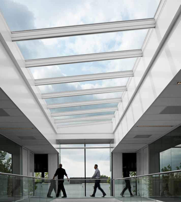 Design Dagsljus, ventilation och inomhuskomfort i ett steg Takljusband, ASSA ABLOY, Apeldoorn, Nederländerna Ryggås med stödbalk, ATP, Vordingborg, Danmark Det du ritar är det du får Integrerad