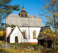 2. کلیسای ایترلن نس ytterlännäs kyrka. سوئد حول و حوش سال ۱۰۰۰ میالدی مسیحی شد. پس از آن فقط طی دوران قرون وسطی حدود ۲۳۵۰ کلیسا در سراسر کشور ساخته شد.