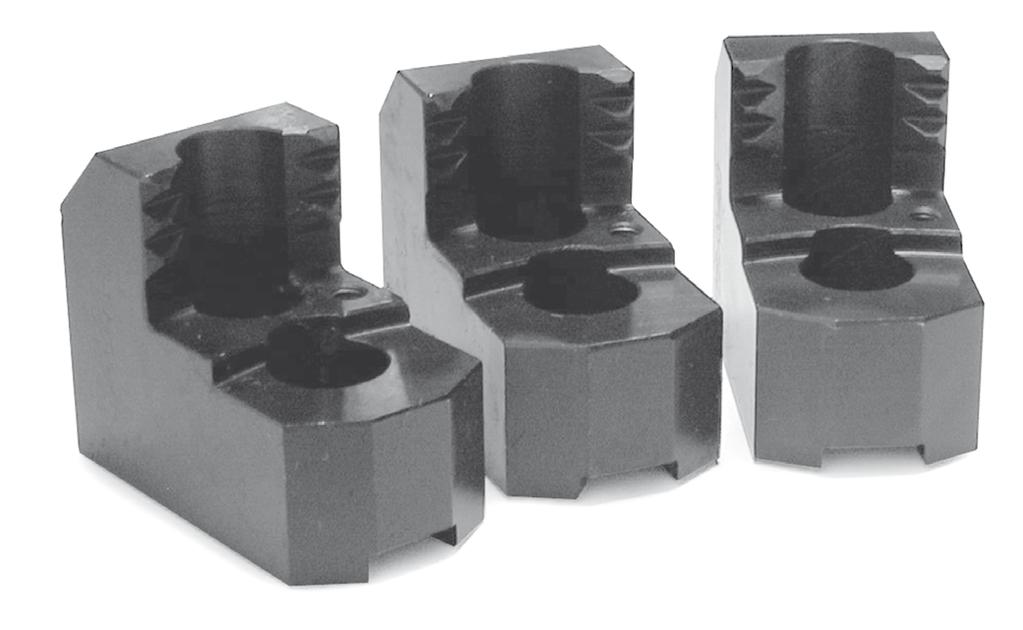 tandning, stål/aluminium -12 Mjuk överback, 60 tandning, stål -12 Mjuk överback, 90 tandning, stål -1-14 Gripback invändig fastspänning, stål -15-17 Gripback utvändig, Autoblok - SMW -18 Gripback