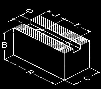 överback 60 tandning Material: Stål (En2) Avsedd för Autoblok med metrisk tandning 1,5 x 60 Artikel nr Tandning A B C D Vikt kg/sats Typ K+J
