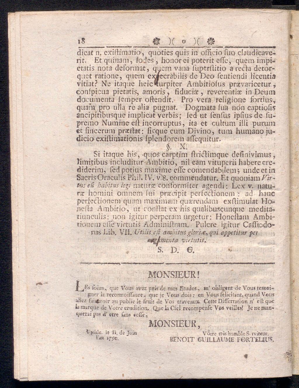 β Κ ο )C $ dicat η, exiftimatio, quoties qurs in officio Rio cfaudicaverit.