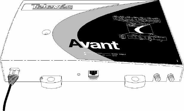 Televes Avant (5707) Utgått UHF 1 UHF 2 UHF 3 FM BI/BIII MATV IF SAT 230 VAC Resetknapp Uttag programmerings enhet Testuttag (-30dB) För optimalt användningsområde är ingångarna i Avant