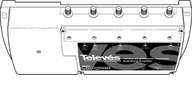 Televes 5386 Utgått Modell 5386 Ingångar 5 Band BI/BIII+FM
