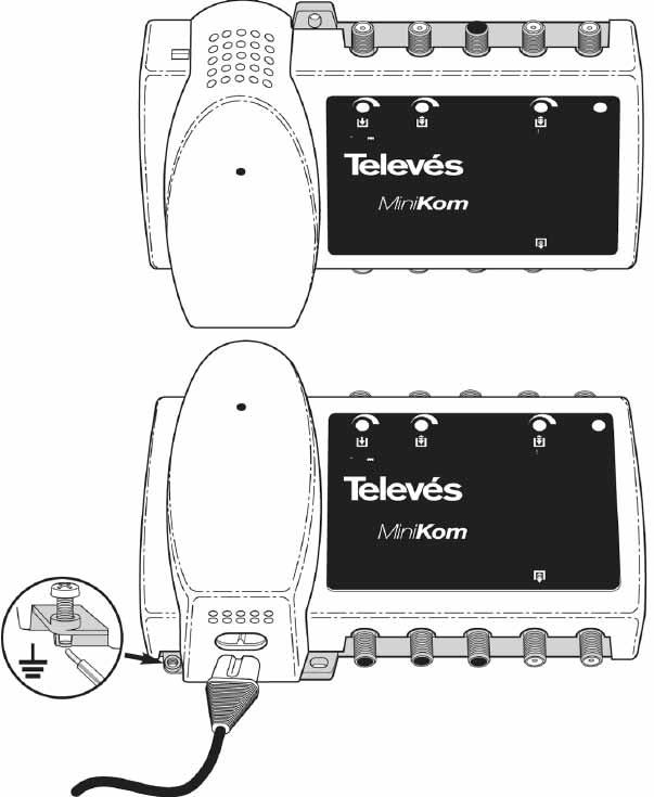 Televes 5392 Utgått Modell 5392 Ingångar 4 Band UHF+UHF +FM+BI/BIII Förstärkning UHF (db) 39 ±3 UHF (db) 39 ±3 BI/BIII (db) 33 ±2 FM (db) 30 ±2 Utnivå (DIN 45004B) BI/BIII+FM (dbµv) 115 UHF (dbµv)