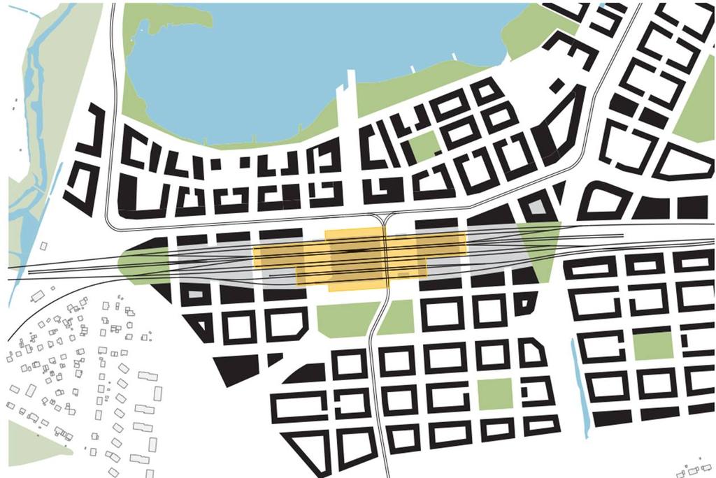 Figur 8. Planerade närliggande byggnationer, konceptskiss från Jönköpings kommun 8.2.