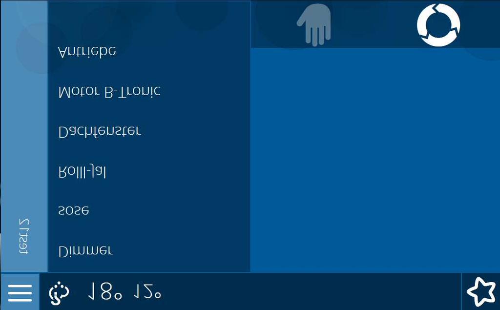 Översikt startbild 1 2 3 4 5 1. Meny 2. Väderprognos 3. Temperatur dag 4. Temperatur natt 5. Knapp för inställning av favoriter Nätanslutning 1.