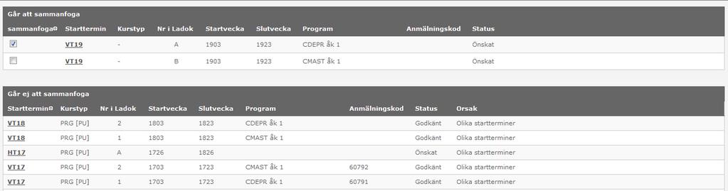 I vissa fall behöver ändringar kommuniceras och läggas in i Kopps.