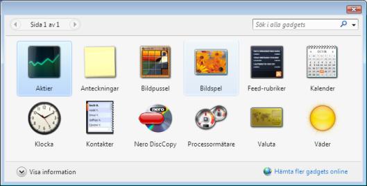 Nero DiscCopy 2 Nero DiscCopy På en dator med Windows Vista kommer Nero DiscCopy automatiskt att finnas tillgängligt via sidpanelen efter att Nero-paketet har installerats.