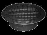 EPDM och spiskrok D400 61 kg 703 2412 Lock med gummipackning i EPDM, spiskrok och märkt FV D400 61 kg 703 2414 Lock med gummipackning i EPDM, spiskrok och rotationsspärr D400 61 kg Locket passar