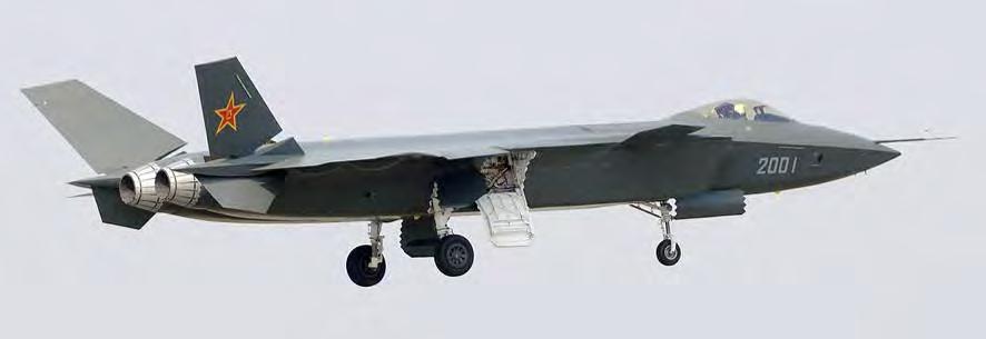 Bilaga 1 ÅRSRAPPORT 2011 Sida 84 (161) 8.3. Chengdu J-20 Chengdu J-20 är ett tvåmotorigt, ensitsigt teknologidemonstratorflygplan med bedömt goda stealthegenskaper.