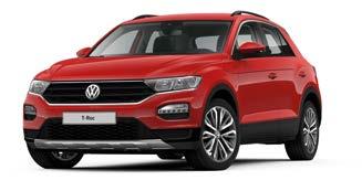0 TSI 110 blandad körning 4,8 l/100km 109 g/km, Golf Sportscombi 1.0 TSI 110 blandad körning 4,9 l/100km 112 g/km, Nya T-Roc 1.