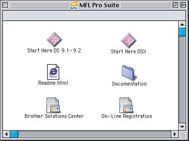 Steg 2 Installera drivrutin och programvara För Mac OS 9.1 till 9.2 Viktigt Kontrollera att du har gjort klart instruktionerna i steg 1 Installation av enheten på sidan 4-11.