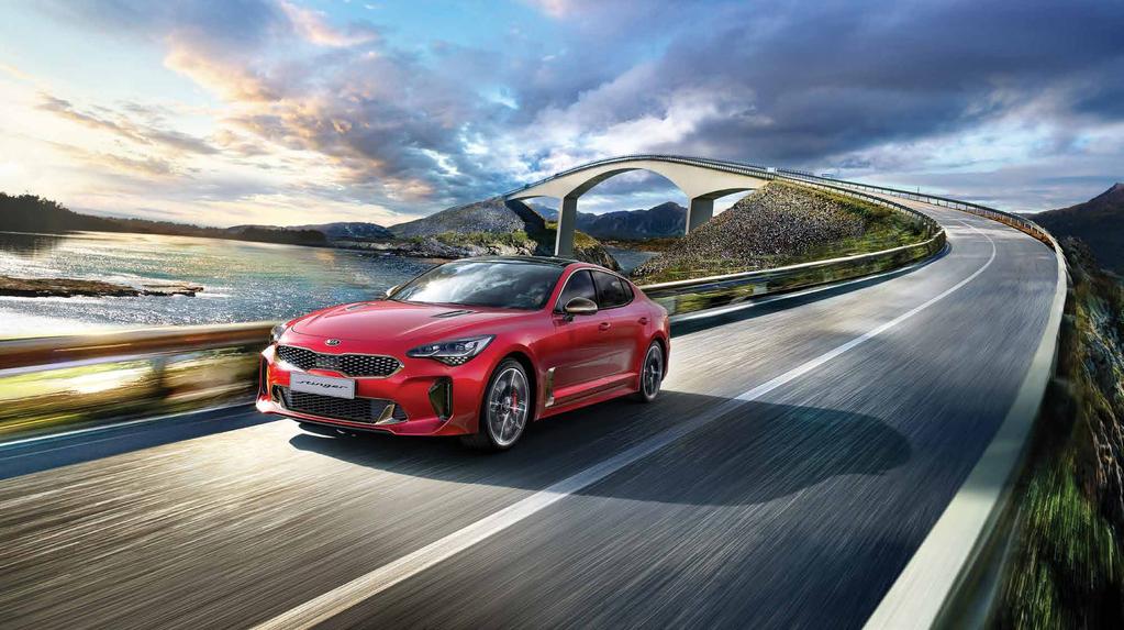 VISAR VÄGEN DÄR RESAN ÄR MÅLET I nya Kia Stinger kommer du uppleva att resans mål inte längre är viktigast, utan resan i sig.