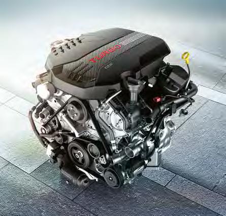 3l V6 med dubbelturbo sekunder 0 100 km/h km/h Toppfart 3.