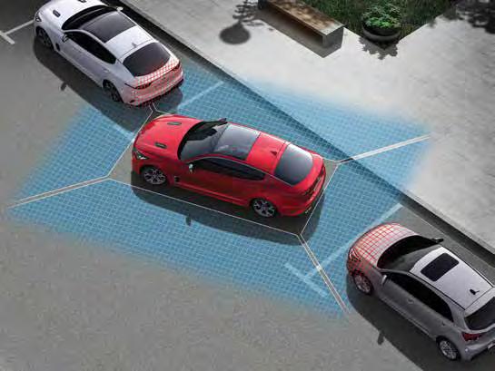 Säkerhet Tack vare inbyggt system med sensorer och kameror upptäcker DriveWise-tekniken risker mycket tidigt.