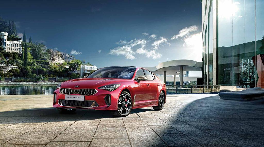 ÄLSKA BILKÖRNING UPPTÄCK GRAN TURISMO Varje millimeter och varje polerad yta ger en föraning om vad nya Kia Stinger