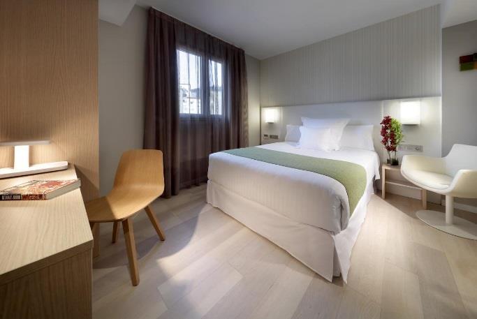 29 AUG 1 SEP HOTEL BARCELÓ BILBAO NERVIÓN **** Campo de Volantín Pasealekua, 11, 48007 Bilbao Hotel Barceló Nervión har utsikt över Nerviónfloden i