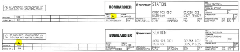 Bombardier blir i och med detta koncept även förvaltare till dokumentationen, vilket innebär att det bara är Bombardier som får ändra i dokumentationen.