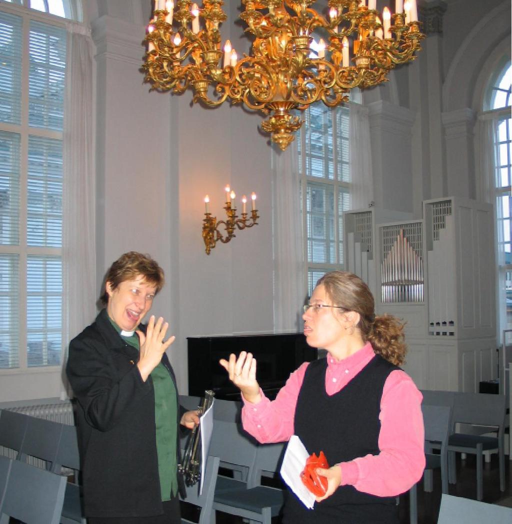 Det var en ny upplevelse för oss att vara i dövas egen kyrka, Effata.