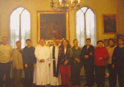 JULGUDSTJÄNST I SVARTÅ KYRKA DEN 8 DECEMBER 2007 Vi var cirka 10 döva som kom från Helsingfors,